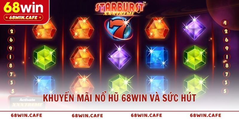 Khuyến mãi nổ hũ 68WIN và sức hút không thể chối từ